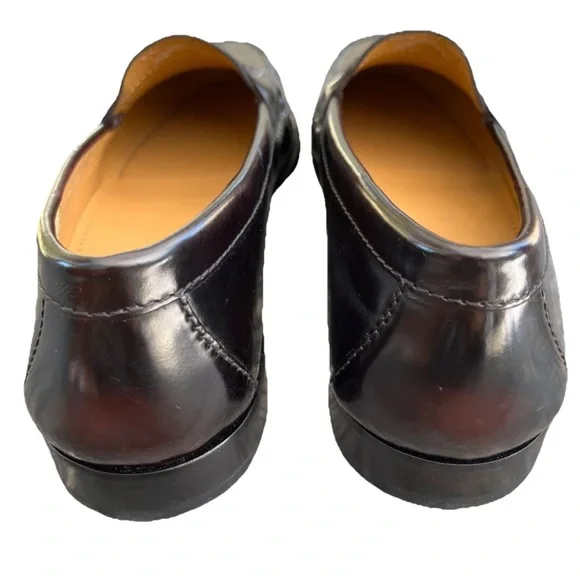 Cole Haan Black with Red spots Leather Loafers Mens Size 10.5 D Narrow